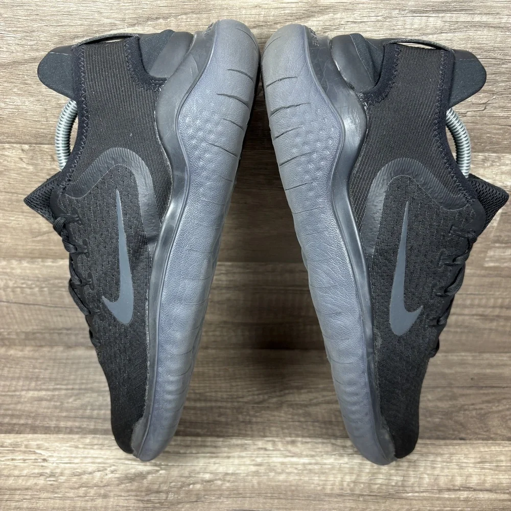 Nike Free RN Black Womens US Size 11.5 EUR 45.5 942836-002 Running Shoes